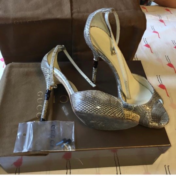 Authentic Gucci Bamboo Shoes.  204149EDH009022 - Picture 5 of 11